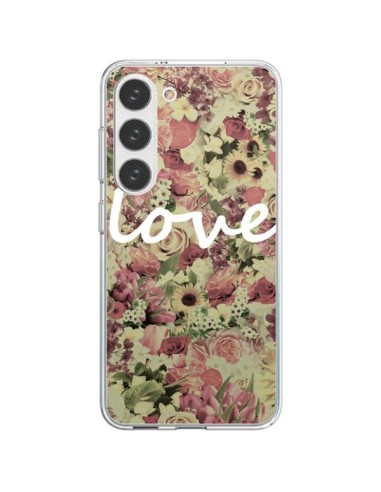 Cover Samsung Galaxy S23 5G Amore Bianco Fiori - Monica Martinez