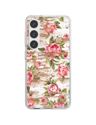 Samsung Galaxy S23 5G Case Eco Love Pattern Wood Flowers - Maximilian San