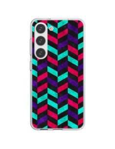 Coque Samsung Galaxy S23 5G Azteque Geometric Mundo -...