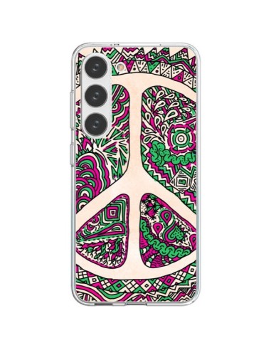 Cover Samsung Galaxy S23 5G Peace and Amore Azteco Vaniglia - Maximilian San