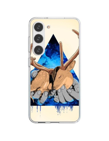 Coque Samsung Galaxy S23 5G Cerf Triangle Seconde Chance - Maximilian San