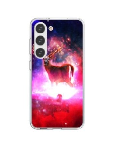 Cover Samsung Galaxy S23 5G Cosmic Deer Cervo Galaxy -...