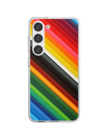 Coque Samsung Galaxy S23 5G Arc en Ciel Rainbow - Maximilian San