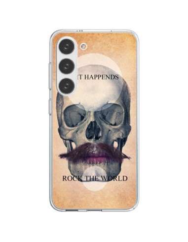 Coque Samsung Galaxy S23 5G Rock Skull Tête de Mort - Maximilian San