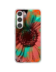 Coque Samsung Galaxy S23 5G Tournesol Lysergic Flower -...