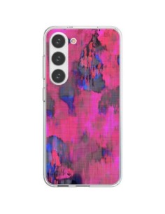Coque Samsung Galaxy S23 5G Fleurs Rose Lysergic Pink -...