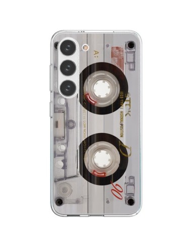 Cover Samsung Galaxy S23 5G Cassette Trasparente K7 - Maximilian San
