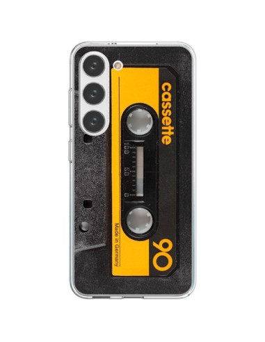 Coque Samsung Galaxy S23 5G Yellow Cassette K7 - Maximilian San