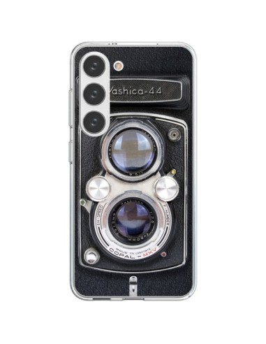 Coque Samsung Galaxy S23 5G Vintage Camera Yashica 44 Appareil Photo - Maximilian San