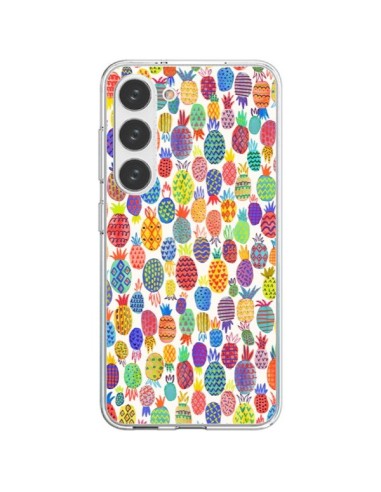 Coque Samsung Galaxy S23 5G Cute Pineapples - Ninola Design