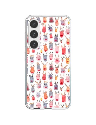 Samsung Galaxy S23 5G Case Cute Winter Reindeers - Ninola Design