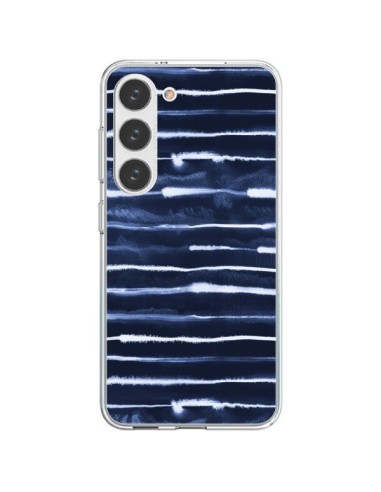 Coque Samsung Galaxy S23 5G Electric Lines Navy - Ninola Design