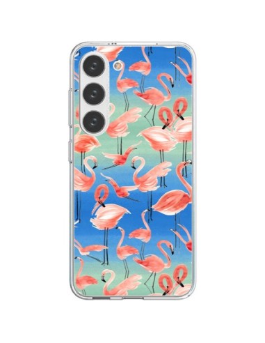 Coque Samsung Galaxy S23 5G Flamingo Pink - Ninola Design