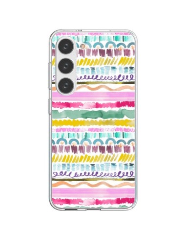 Coque Samsung Galaxy S23 5G Garlands Tribal - Ninola Design