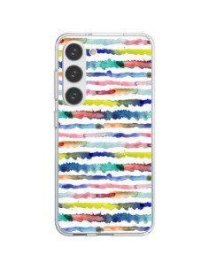 Cover Samsung Galaxy S23 5G Gingham Vichy Giallo - Ninola...