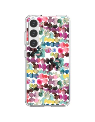 Coque Samsung Galaxy S23 5G Gradient Tropical Color Lines - Ninola Design