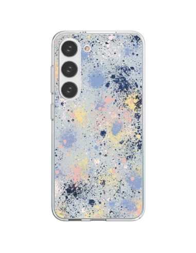 Samsung Galaxy S23 5G Case Gradient WaterColor Lines Blue - Ninola Design