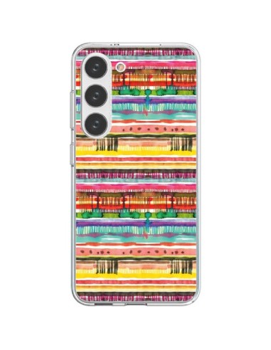 Coque Samsung Galaxy S23 5G Ink Dust Blue - Ninola Design