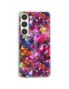 Cover Samsung Galaxy S23 5G Moody Geometry Rustic Marrone...