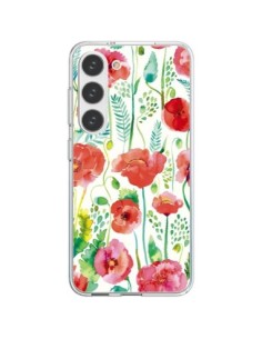 Cover Samsung Galaxy S23 5G Pianeti Costellazioni Rosa-...