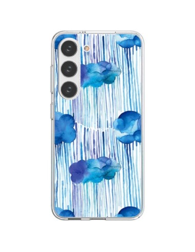 Cover Samsung Galaxy S23 5G Rain Stitches Neon - Ninola Design