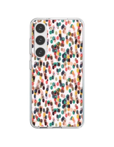 Samsung Galaxy S23 5G Case Rainbow Lace Neon Multicolor - Ninola Design