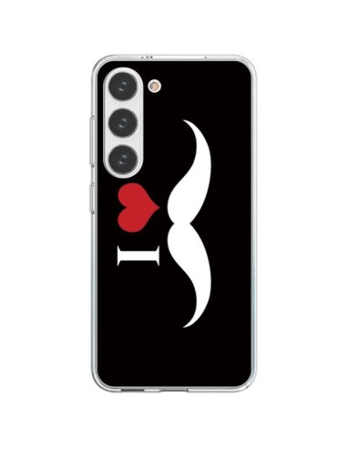 Coque Samsung Galaxy S23 5G I Love Moustache - Nico