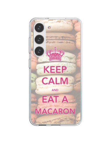 Coque Samsung Galaxy S23 5G Keep Calm and Eat A Macaron - Nico