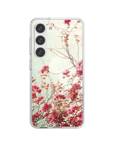 Coque Samsung Galaxy S23 5G Fleur Vintage Rose - Nico