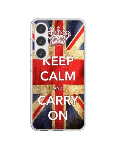 Cover Samsung Galaxy S23 5G Keep Calm and Carry On - Nico