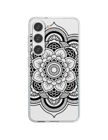 Samsung Galaxy S23 5G Case Mandala Black Aztec Clear - Nico