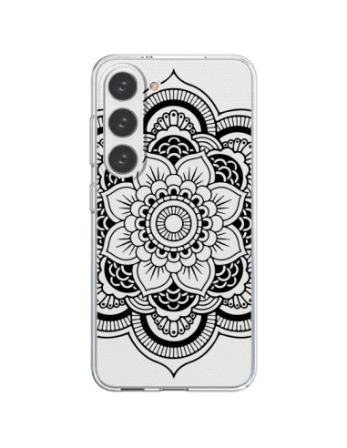 Cover Samsung Galaxy S23 5G Mandala Nero Azteco Trasparente - Nico