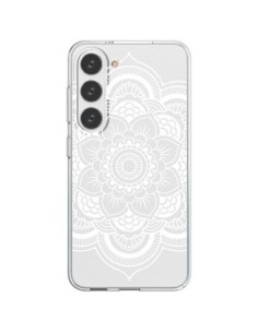Cover Samsung Galaxy S23 5G Mandala Bianco Azteco...