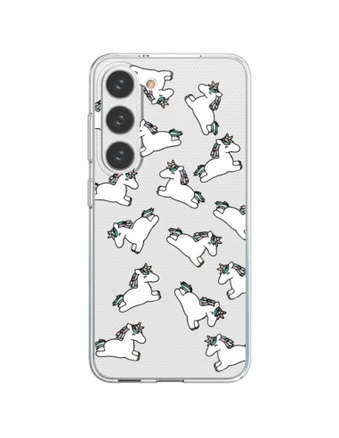 Cover Samsung Galaxy S23 5G Unicorno Criniera Trasparente - Nico