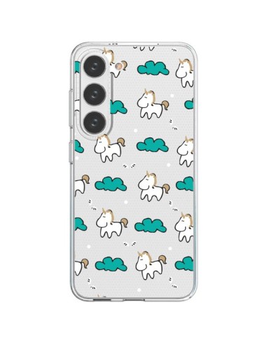 Samsung Galaxy S23 5G Case Unicorn and Clouds Clear - Nico