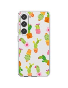 Cover Samsung Galaxy S23 5G Cactus Colorati Trasparente -...
