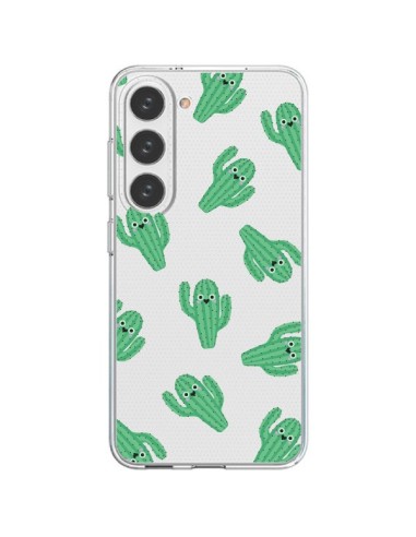 Samsung Galaxy S23 5G Case Cactus Smiley Clear - Nico