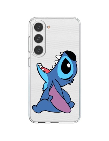 Coque Samsung Galaxy S23 5G Stitch de Lilo et Stitch Transparente