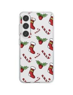Samsung Galaxy S23 5G Case Socks Candy Canes Holly...