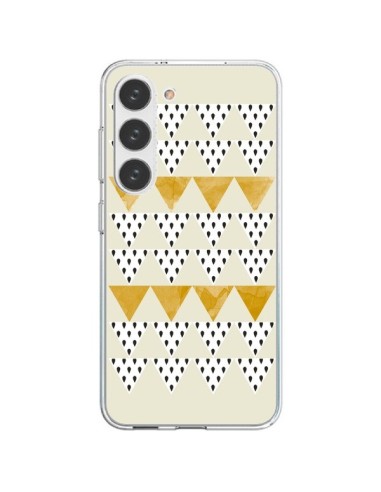 Samsung Galaxy S23 5G Case Triangles Oro - Pura Vida