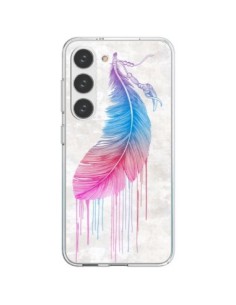 Cover Samsung Galaxy S23 5G Piume Arcobaleno - Rachel...