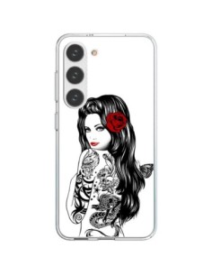 Cover Samsung Galaxy S23 5G Ragazza Tatuaggio Lolita -...