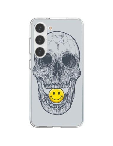 Coque Samsung Galaxy S23 5G Smiley Face Tête de Mort - Rachel Caldwell