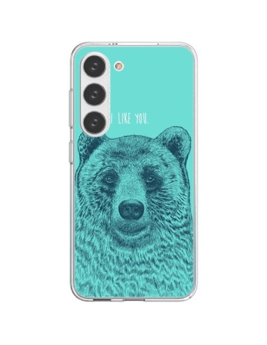 Coque Samsung Galaxy S23 5G Bear Ours I like You - Rachel Caldwell