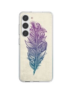 Cover Samsung Galaxy S23 5G Piume Arcobaleno - Rachel...