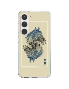 Cover Samsung Galaxy S23 5G Cavallo Carta da gioco -...