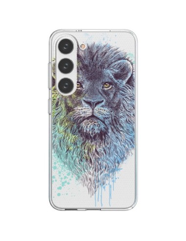 Coque Samsung Galaxy S23 5G Roi Lion King Transparente - Rachel Caldwell