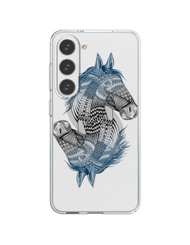 Coque Samsung Galaxy S23 5G Cheval Horse Double Transparente - Rachel Caldwell