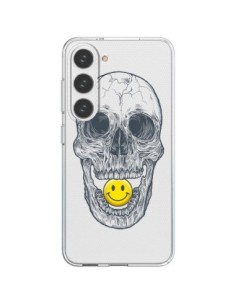 Coque Samsung Galaxy S23 5G Tête de Mort Smiley...
