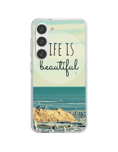 Cover Samsung Galaxy S23 5G Life is Beautiful - R Delean